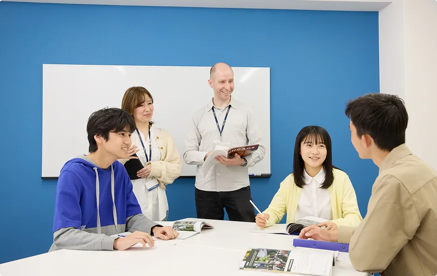 英語プログラムの学習風景